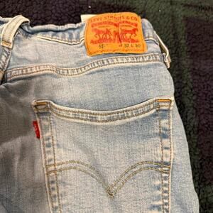 Levis 517 blue jeans size
